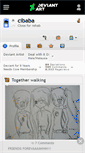 Mobile Screenshot of cibaba.deviantart.com