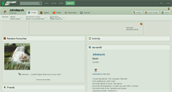 Desktop Screenshot of johnmarek.deviantart.com