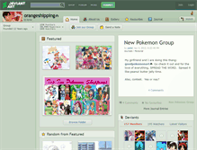 Tablet Screenshot of orangeshipping.deviantart.com