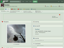 Tablet Screenshot of exchen.deviantart.com