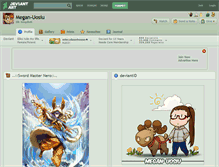 Tablet Screenshot of megan-uosiu.deviantart.com