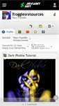 Mobile Screenshot of froggiesresources.deviantart.com