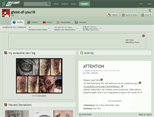 Tablet Screenshot of ghost-of-you18.deviantart.com