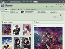 Tablet Screenshot of falynevarger.deviantart.com