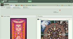 Desktop Screenshot of giohorus.deviantart.com