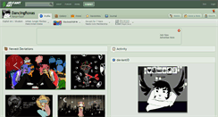 Desktop Screenshot of dancingroxas.deviantart.com