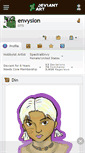 Mobile Screenshot of envysion.deviantart.com