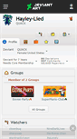 Mobile Screenshot of hayley-lied.deviantart.com
