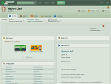 Tablet Screenshot of hayley-lied.deviantart.com