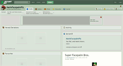 Desktop Screenshot of mariofacepalmplz.deviantart.com