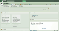 Desktop Screenshot of dead-heart123.deviantart.com