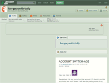 Tablet Screenshot of iluv-garysmith-bully.deviantart.com