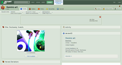 Desktop Screenshot of dominic-art.deviantart.com