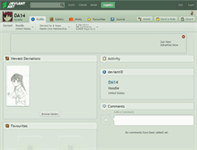 Tablet Screenshot of da14.deviantart.com