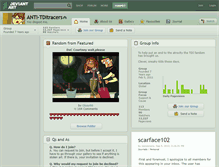 Tablet Screenshot of anti-tditracers.deviantart.com