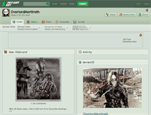 Tablet Screenshot of overlordmortiroth.deviantart.com