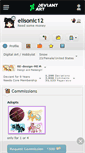Mobile Screenshot of elisonic12.deviantart.com