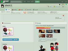 Tablet Screenshot of elisonic12.deviantart.com