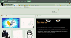Desktop Screenshot of demoneyesnick.deviantart.com