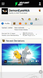Mobile Screenshot of demoneyesnick.deviantart.com