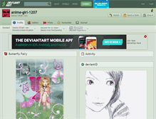 Tablet Screenshot of anime-girl-1207.deviantart.com
