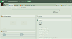 Desktop Screenshot of myyyth.deviantart.com