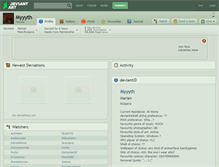Tablet Screenshot of myyyth.deviantart.com