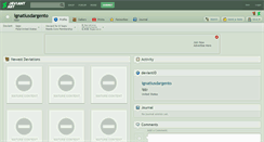 Desktop Screenshot of ignatiusdargento.deviantart.com