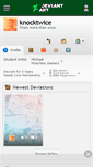 Mobile Screenshot of knocktwice.deviantart.com