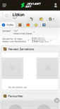 Mobile Screenshot of lizkon.deviantart.com