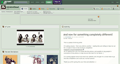 Desktop Screenshot of minstreldead.deviantart.com