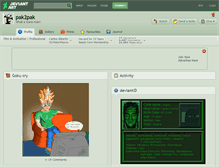 Tablet Screenshot of pak2pak.deviantart.com