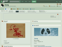 Tablet Screenshot of jiyong.deviantart.com