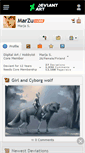 Mobile Screenshot of marzu.deviantart.com