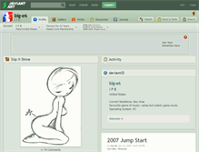 Tablet Screenshot of big-e6.deviantart.com