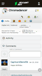 Mobile Screenshot of chromadancer.deviantart.com