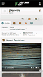 Mobile Screenshot of j0eswife.deviantart.com
