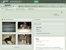 Tablet Screenshot of j0eswife.deviantart.com