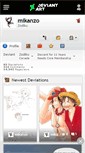 Mobile Screenshot of mikanzo.deviantart.com