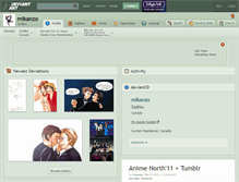 Tablet Screenshot of mikanzo.deviantart.com