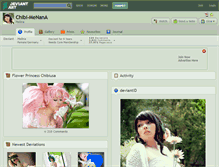 Tablet Screenshot of chibi-menana.deviantart.com