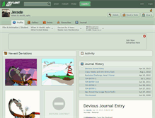 Tablet Screenshot of jecode.deviantart.com