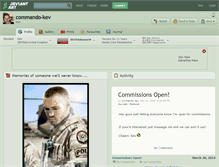 Tablet Screenshot of commando-kev.deviantart.com