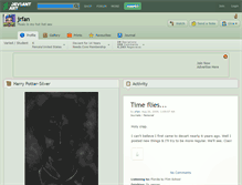 Tablet Screenshot of jrfan.deviantart.com