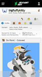 Mobile Screenshot of bigfluffykitty.deviantart.com