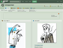 Tablet Screenshot of comepacmans.deviantart.com