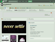 Tablet Screenshot of incubotic421.deviantart.com
