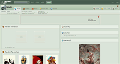 Desktop Screenshot of goule.deviantart.com