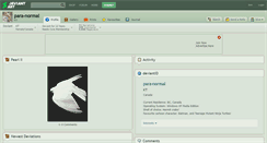 Desktop Screenshot of para-normal.deviantart.com