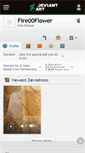 Mobile Screenshot of fire00flower.deviantart.com